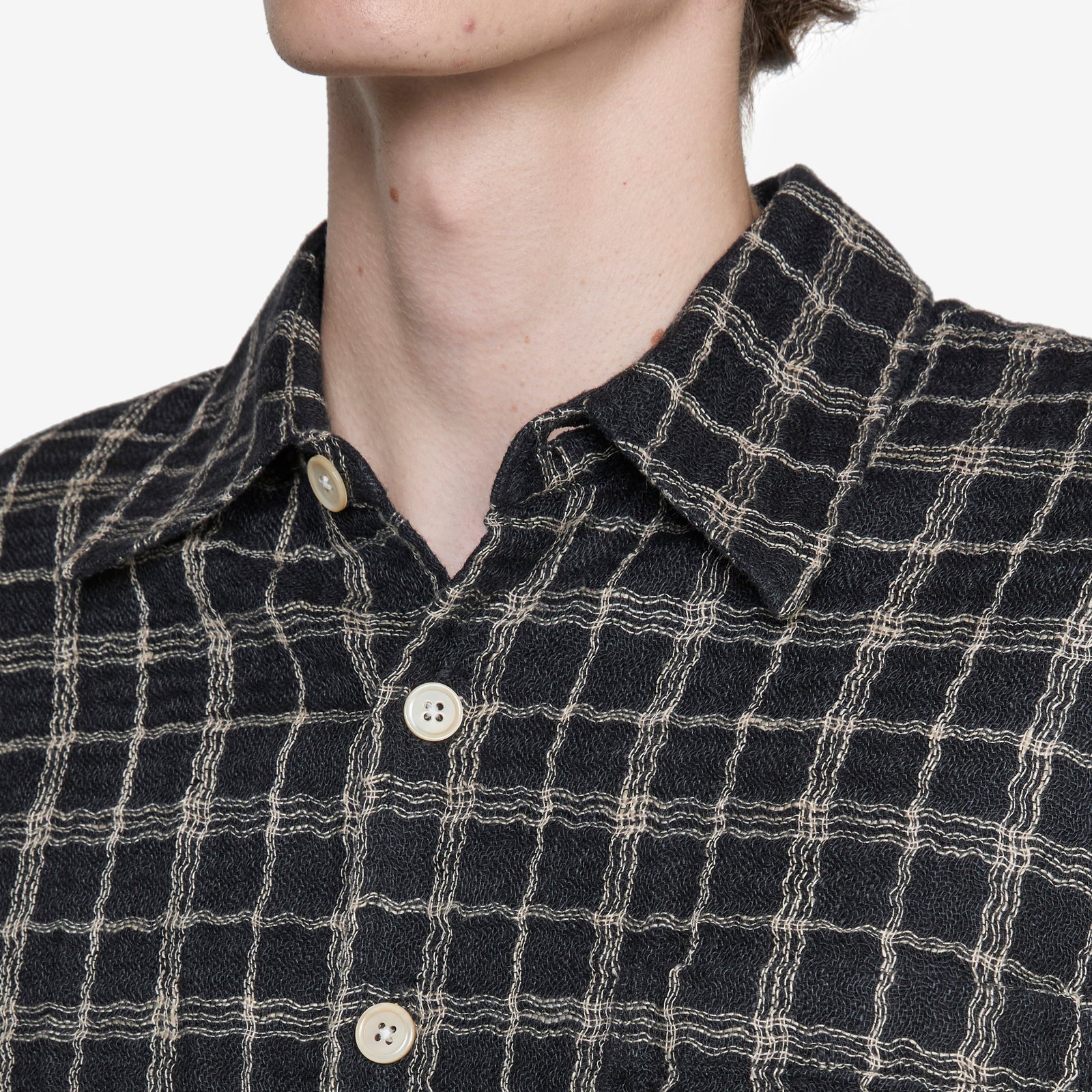 放送大学 割引 Shirt Above Black Clouds The Above – Cloth Fishnet トップス