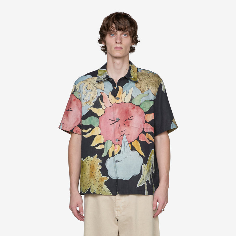 Box Shirt Shortsleeve Solar Power Print Shirts