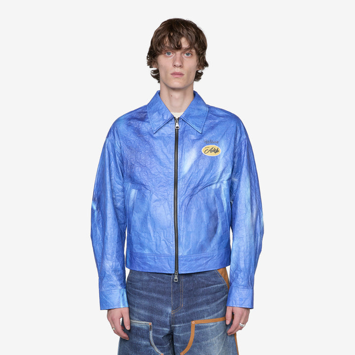 Wilson Printed Tyvek Jacket Blue Front
