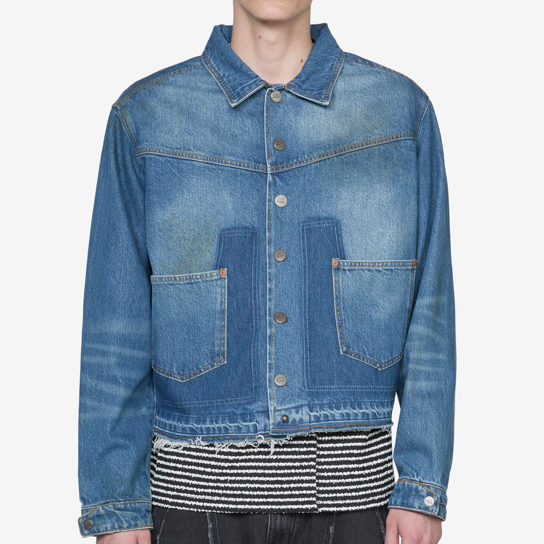 Rodeo Motorcycle Denim Jacket Blue Jackets