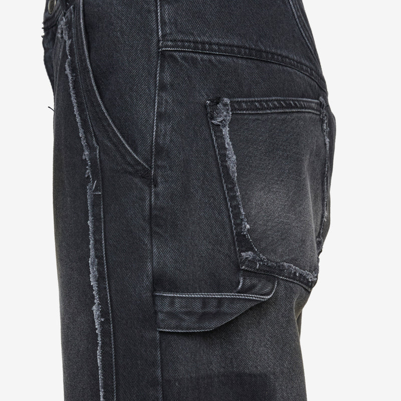 Rodeo Carpenter Wide Jeans Black Pants