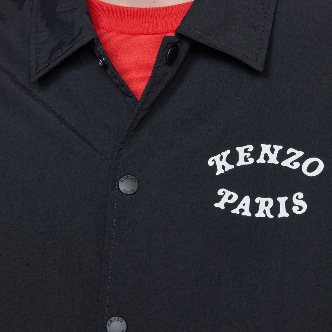 'KENZO VERDY MARKET' Heavy Coach Jacket Black Jackets