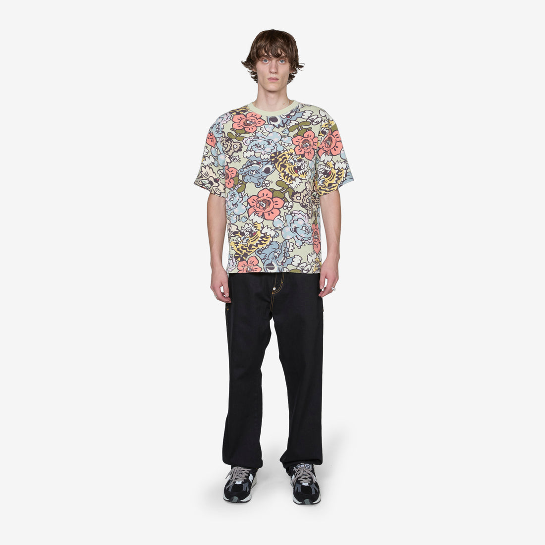'KENZO By Verdy' Oversized T-Shirt Multicolour Tees