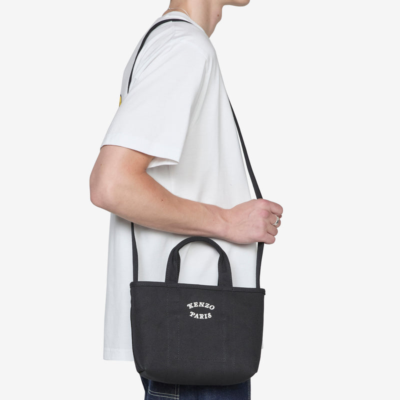 'KENZO VERDY MARKET' Small Reversible Tote Bag Black Bags