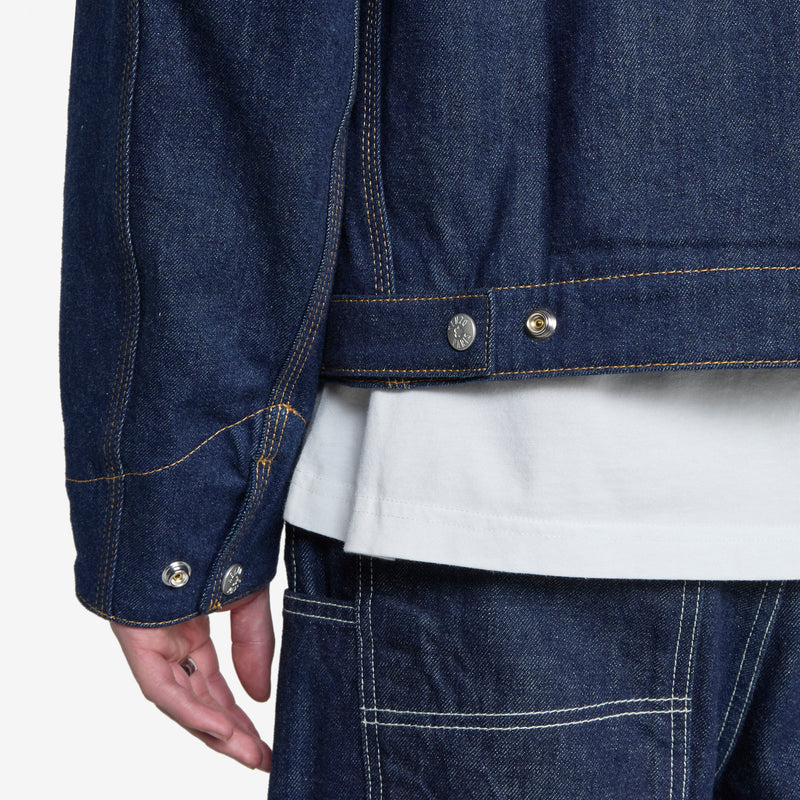 'KENZO VERDY MARKET' Padded Workwear Jacket Rinse Blue Denim Jackets