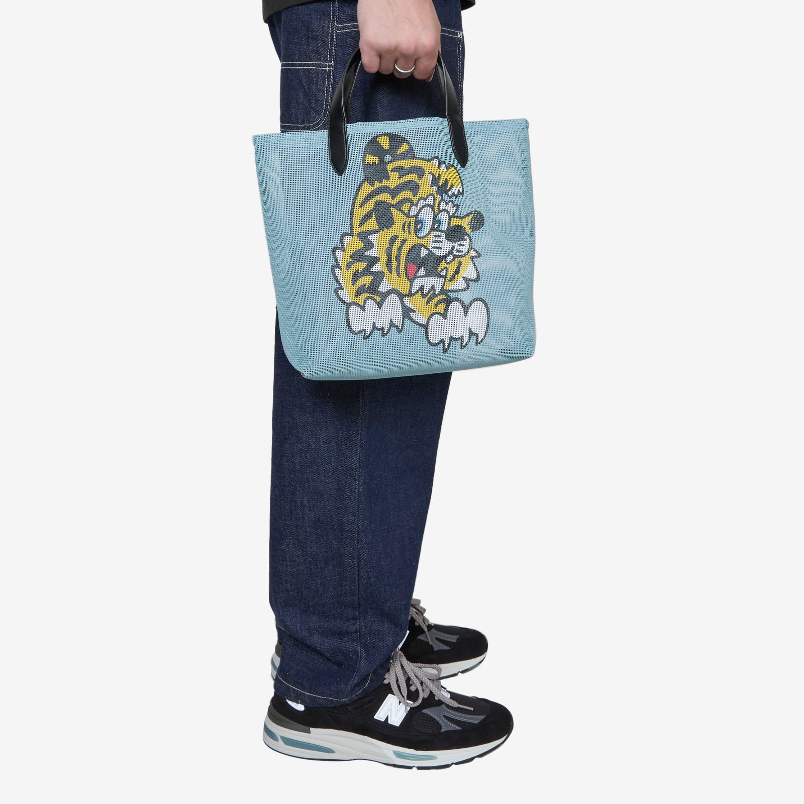 KENZO VERDY MARKET' Small Reversible Tote Bag Khaki – Above
