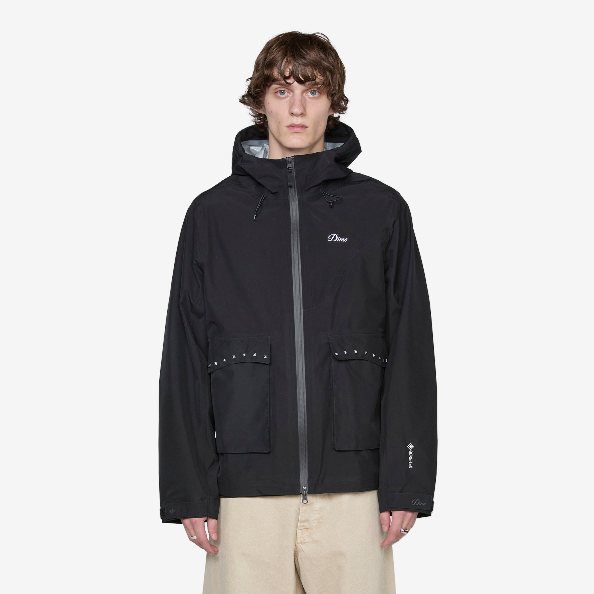 ジャケット・アウター Dime Jacket / Black Adidas x DIME Studded Gore-Tex Jacket - Black - 35th North