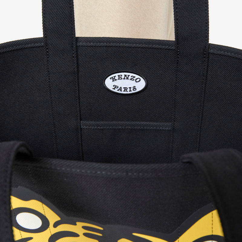 'KENZO VERDY MARKET' Large Reversible Tote Bag Black Bags