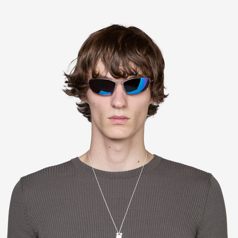 Whisker® Satin Chrome | Prizm Sapphire Polarized Eyewear