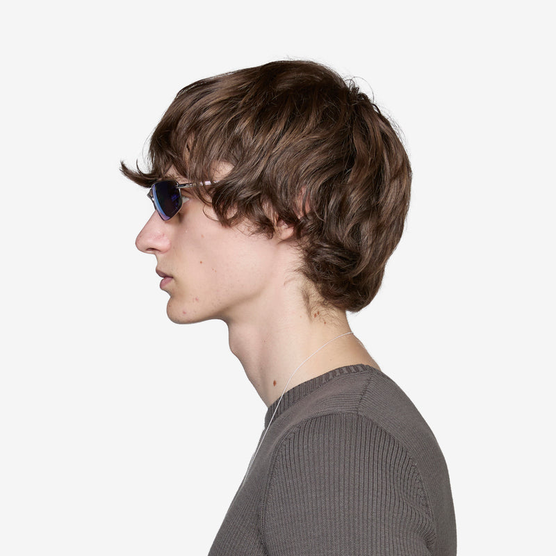 Whisker® Satin Chrome | Prizm Sapphire Polarized Eyewear
