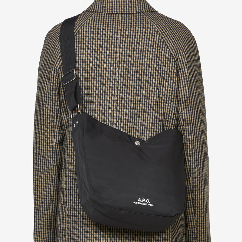Journal Satchel Water Repellent Black Bags
