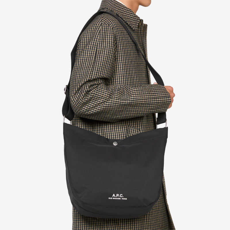 Journal Satchel Water Repellent Black Bags