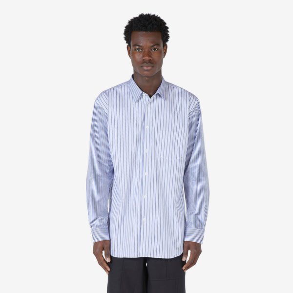Forever Opposite Fabric Stripe Shirt Stripe | Mix 2