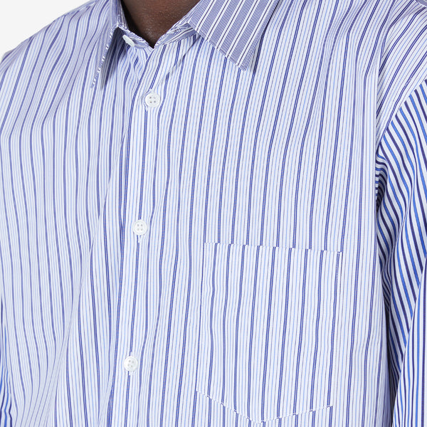 Forever Opposite Fabric Stripe Shirt Stripe | Mix 2