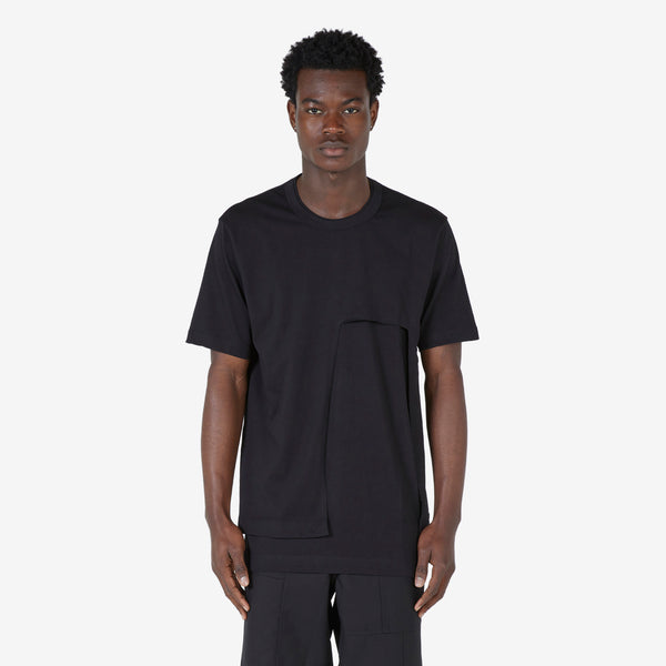 Panelled T-Shirt Black