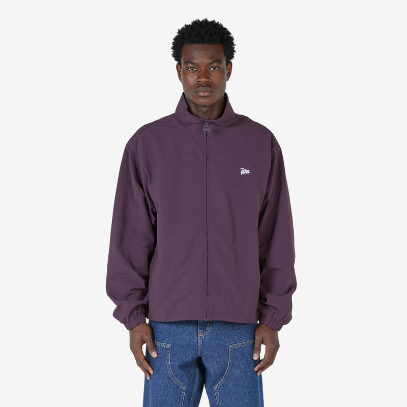 Basic Nylon M2 Track Jacket Plum Perfect