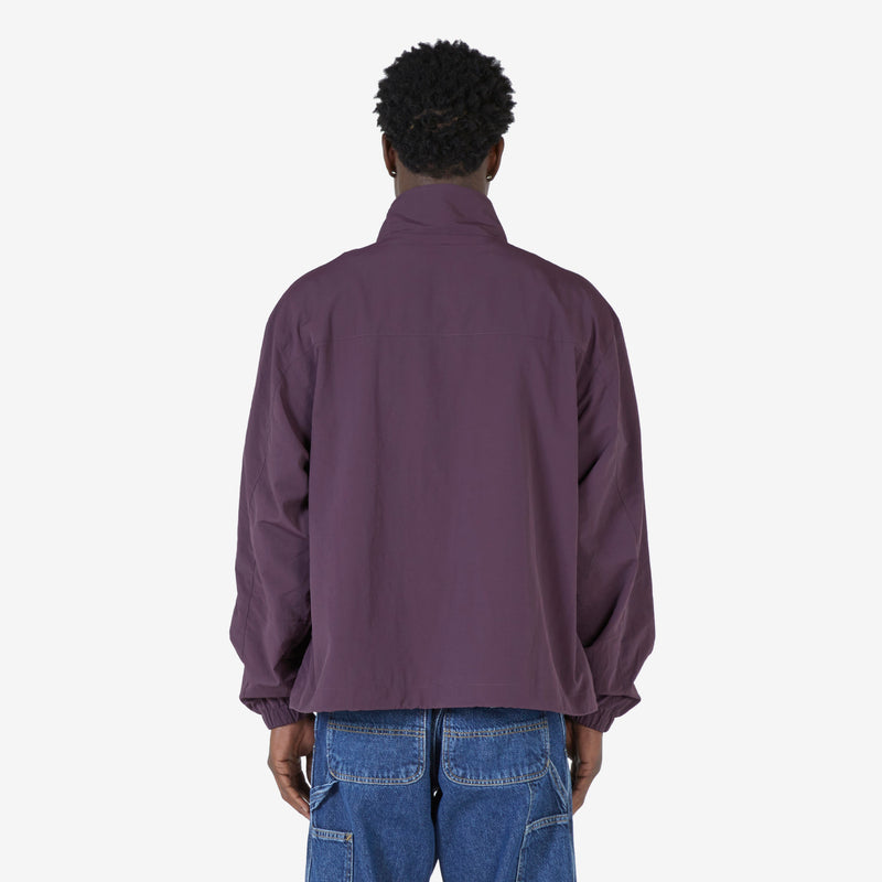 Basic Nylon M2 Track Jacket Plum Perfect