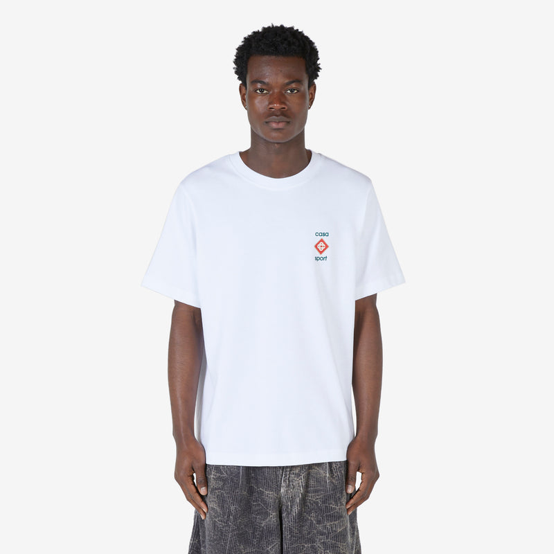 Logo 3D Printed T-Shirt White