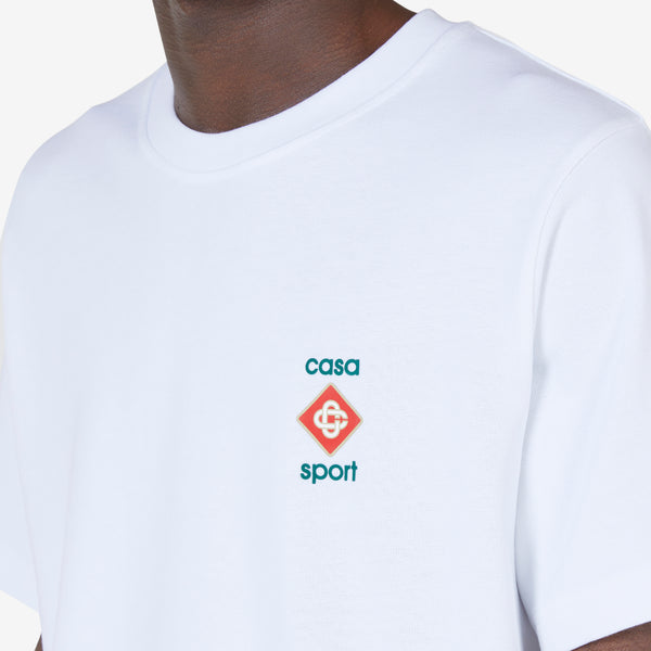 Logo 3D Printed T-Shirt White