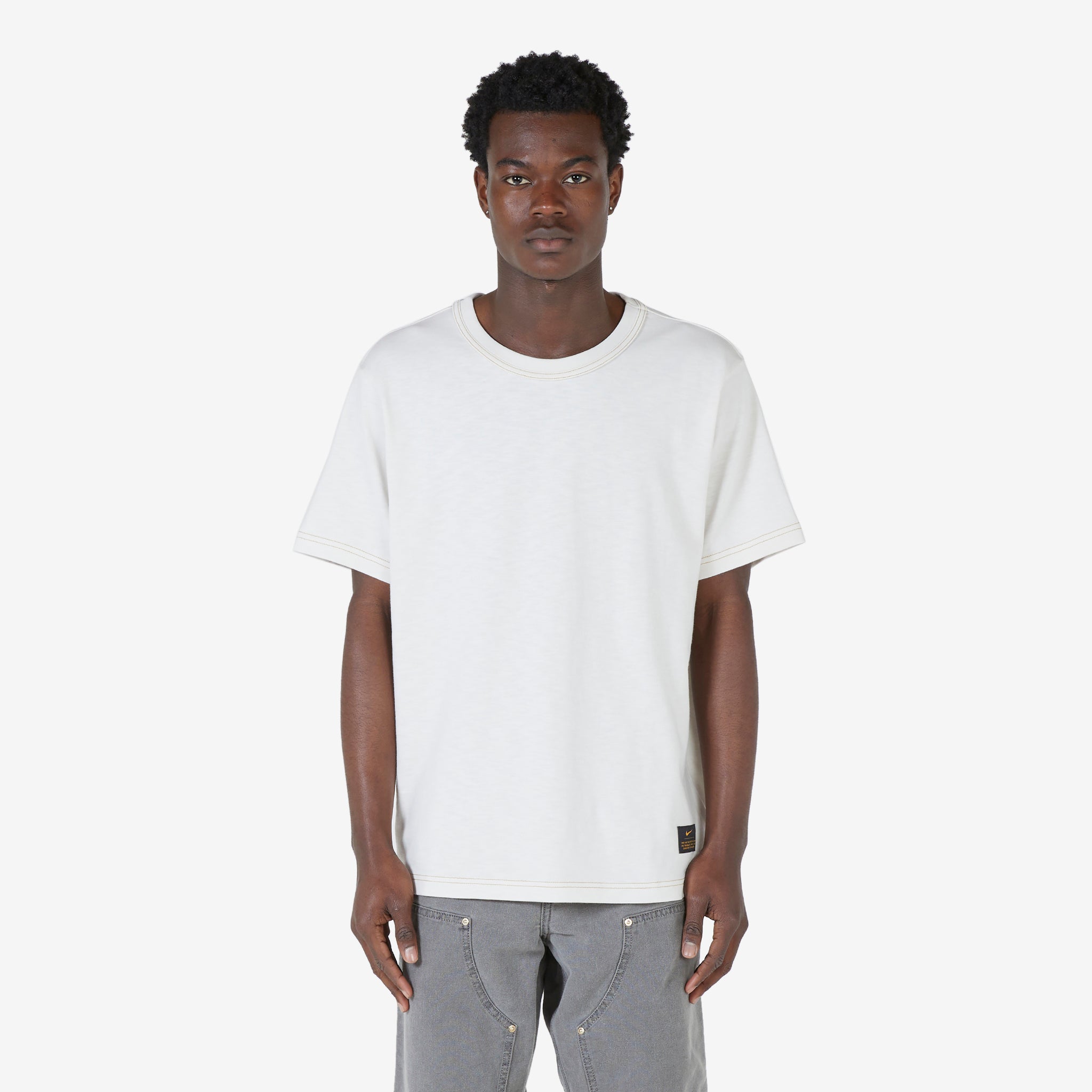 ★★Nike★★ Life Short Sleeve Knit Top M Team Gold FZ651778 Nike Life Men's Short-Sleeve Knit Top. Nike JP
