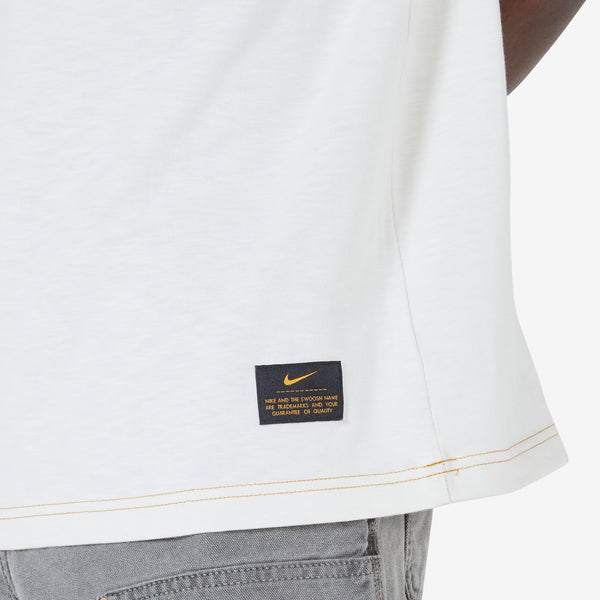 Nike Life Short Sleeve Knit Top Phantom | Gold Suede