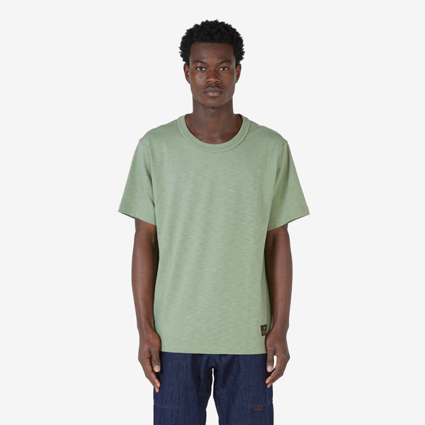 Nike Life Short Sleeve Knit Top Oil Green | Neutral Olive Tees