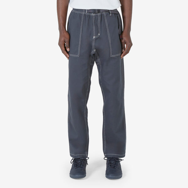 Contrast Stitch Loose Tapered Ridge Pant Charcoal