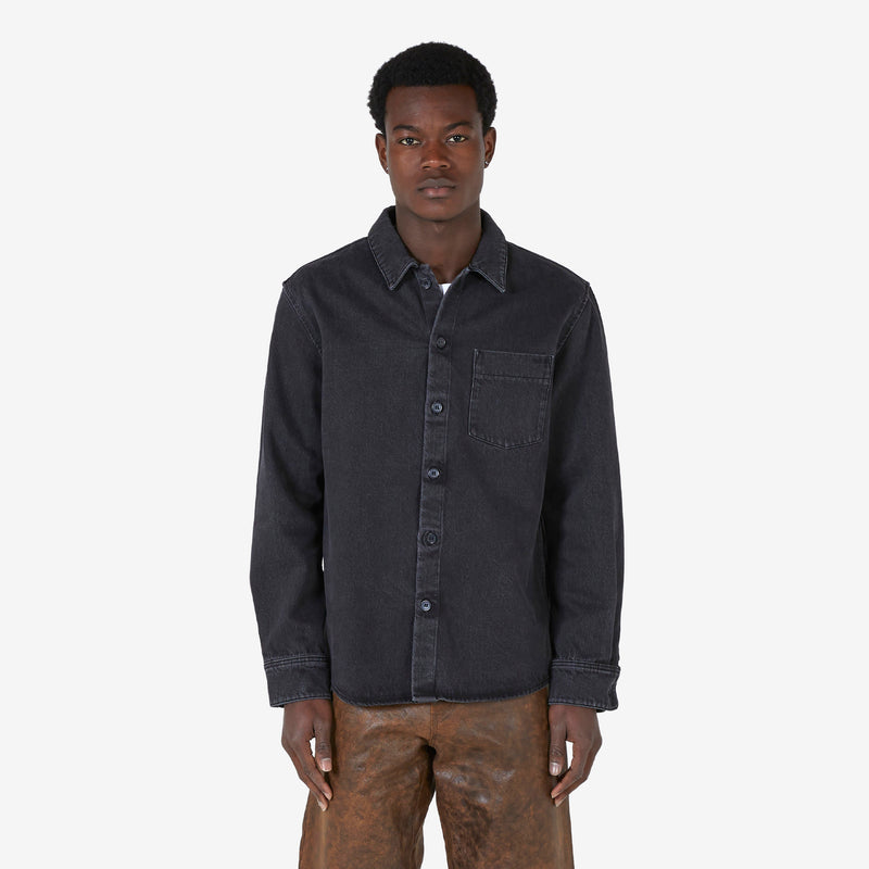 Vittorio Overshirt Washed Black