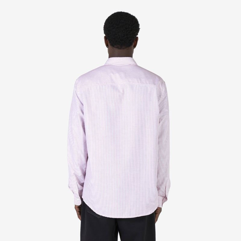Greg Long Sleeve Shirt Dark Red