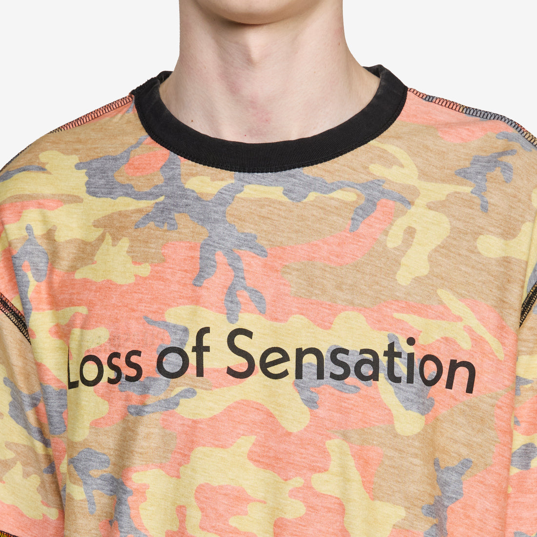 Sensation Camo Shirt Orange Shirts