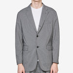 3B Anywhere(wear) Jacket Seersucker Plaid Black | Grey