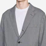 3B Anywhere(wear) Jacket Seersucker Plaid Black | Grey