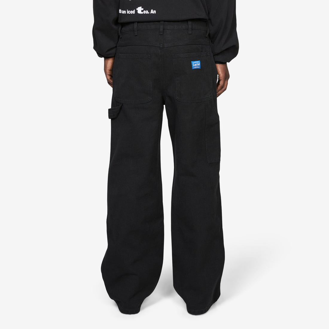 Double Knee Carpenter Pant Used Black Pants