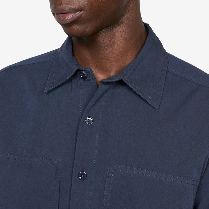 Cliff Short Sleeve Shirt Navy