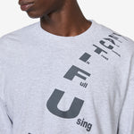 Poem Longsleeve T-Shirt Heather Grey