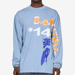 Rabbit Longsleeve T-Shirt Clear Blue
