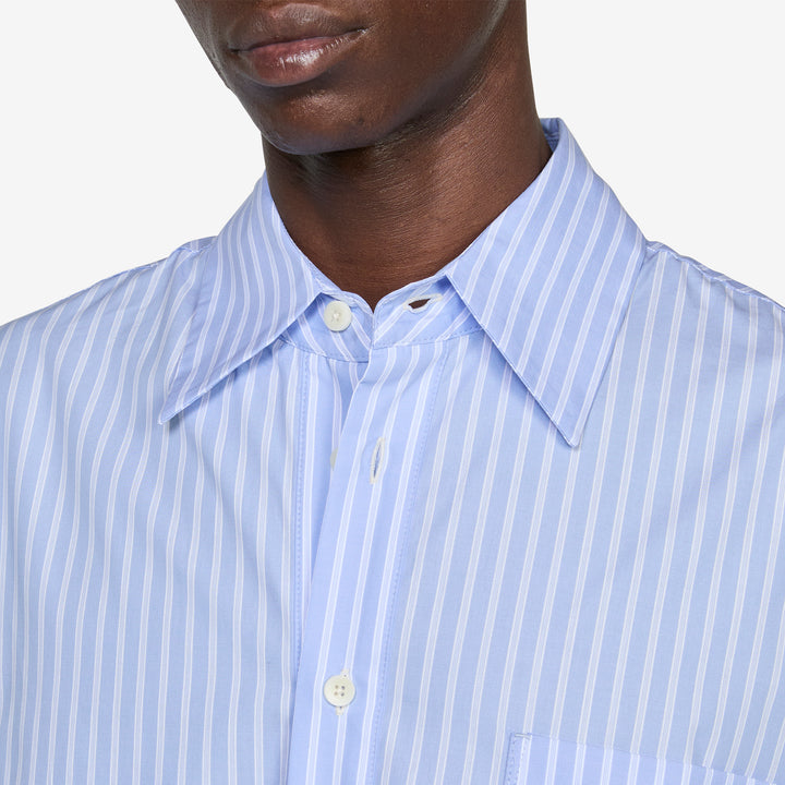 Evening Shirt Blue Stripe