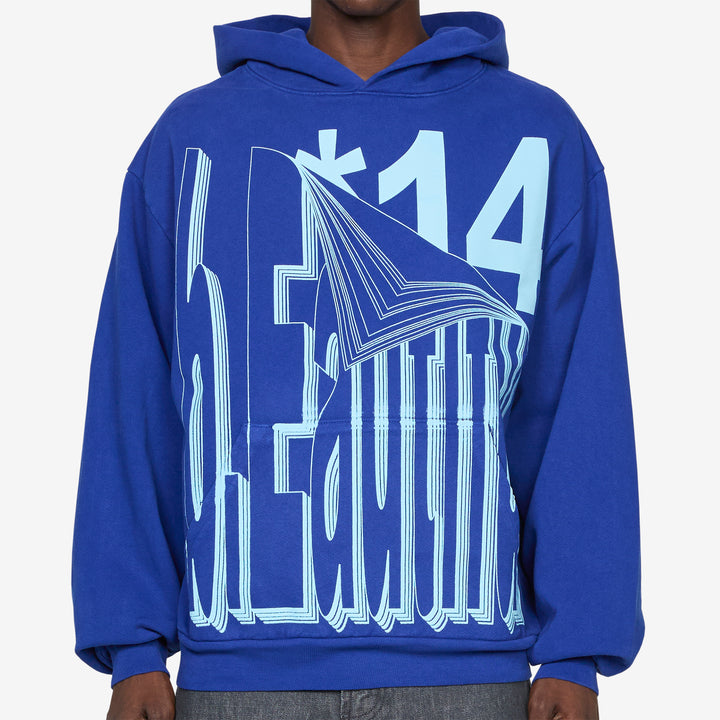 Flip Hoodie Cobalt Blue