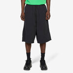 Elasticated Cotton Shorts Black