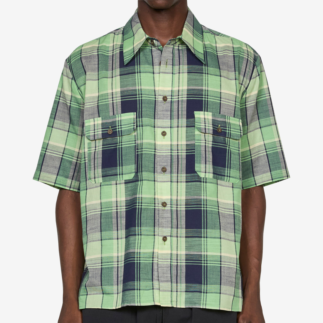 Cottage Shirt Green Plaid Shirts