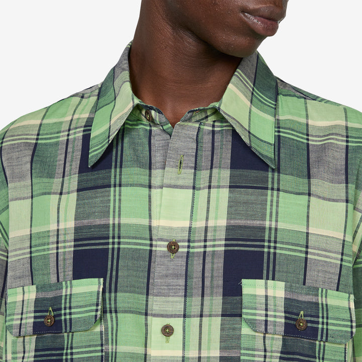 Cottage Shirt Green Plaid