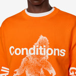ACG 'Tuff Fleece' Therma-FIT Pullover Crew-Neck Sweatshirt Safety Orange