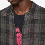 Above Shirt Penumbra Check Sheercoat Linen