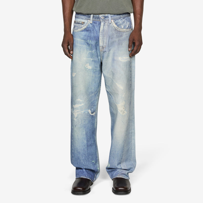 Third Cut Jeans Digital Denim Print – Above The Clouds
