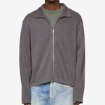 Shrunken Fullzip Worn Graphite Athletic Rib