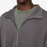 Shrunken Fullzip Worn Graphite Athletic Rib