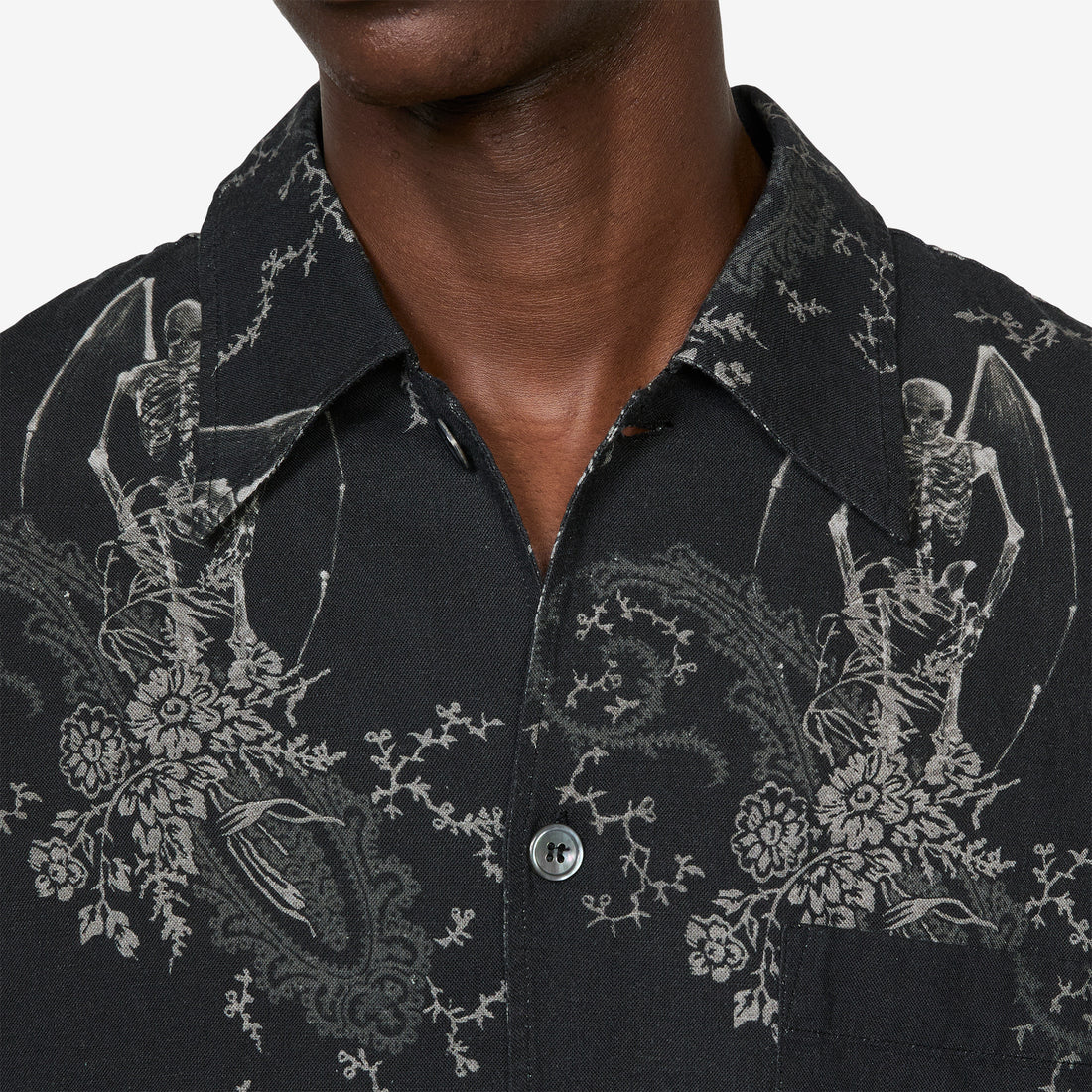 Every Shirt Shortsleeve Death Paisley Print Shirts
