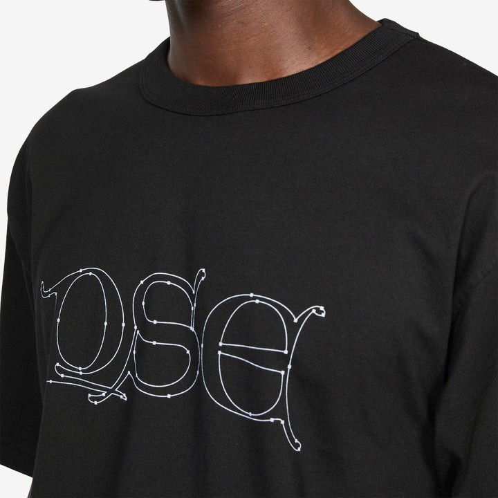 Gothic Logo T-Shirt Black