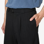 Cut Short Black Pinstripe
