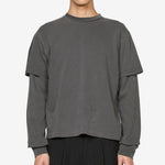 Tide Double T-Shirt Charcoal